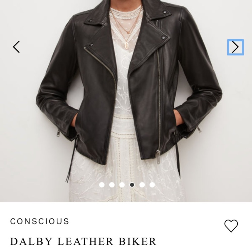 Allsaints Daley leather biker jacket